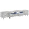 vidaXL Dulap TV LED cu 5 piese Gri Beton Lemn prelucrat