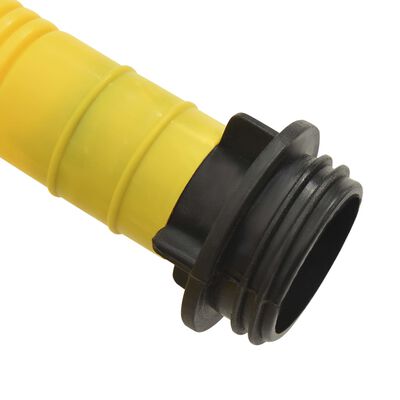 vidaXL Pompă de picior, gri și galben, 21x29,5 cm, PP și PE