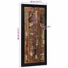 vidaXL Raft pentru haine multicolor 40x2x80 cm Lemn masiv recuperat