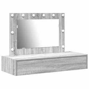 vidaXL Masă de Machiaj Gri 100 x 40 x 70 cm Lemn prelucrat