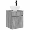 vidaXL Chiuvetă de baie suspendată Sonoma gri 39 x 41 x 64,5 cm
