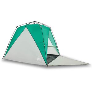 vidaXL Cort camping 4 persoane verde marin impermeabil setare rapidă