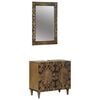 vidaXL Set de mobilier pentru baie 2 buc. Maro 62 x 33 x 58 cm