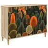 vidaXL Bufet ZAANDAM Sonoma 102 x 33 x 75 cm Lemn prelucrat