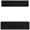 vidaXL Unități TV Pe perete 6 pcs Stejar negru Lemn compozit