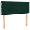 vidaXL Tăblie de pat, verde &icirc;nchis, 80x5x78/88 cm, catifea