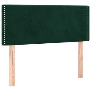 vidaXL Tăblie de pat, verde &icirc;nchis, 80x5x78/88 cm, catifea