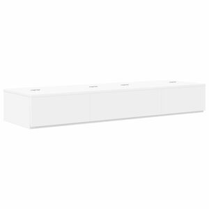 vidaXL Birou de studio Alb 110 x 40 x 19,5 cm Lemn prelucrat