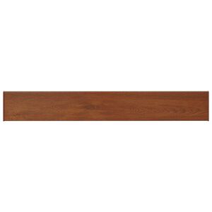 vidaXL Prag de fereastră Lemn brun 140 x 25 x 4,5 cm PVC