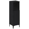 vidaXL Set de mobilier pentru baie 3 pcs Stejar negru Lemn compozit