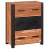 vidaXL Buffets și sideboards Maro 55 x 30 x 75 cm lemn masiv de acacia