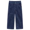 vidaXL Pantaloni de copii din velur, bleumarin, 92