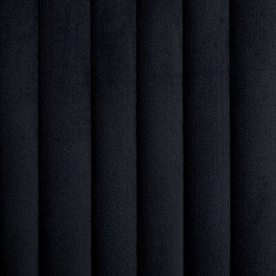vidaXL Scaune de sufragerie, 6 buc, negru, catifea
