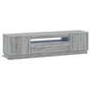 vidaXL Cabinet TV cu LED Sonoma gri Lemn prelucrat