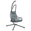 vidaXL Scaun suspendat ou Oțel 94 x 107 x 196,5 cm Antracit