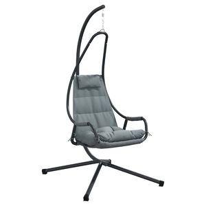 vidaXL Scaun suspendat ou Oțel 94 x 107 x 196,5 cm Antracit