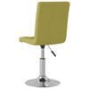 vidaXL Scaun de bar, verde, material textil
