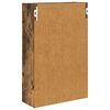 vidaXL Dulap de perete pentru baie Stejar Afumat 40 x 16 x 62,5 cm