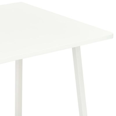 vidaXL Birou cu rafturi, alb, 102 x 50 x 117 cm