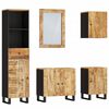 vidaXL Set mobilier de baie, 5 piese, lemn masiv de mango