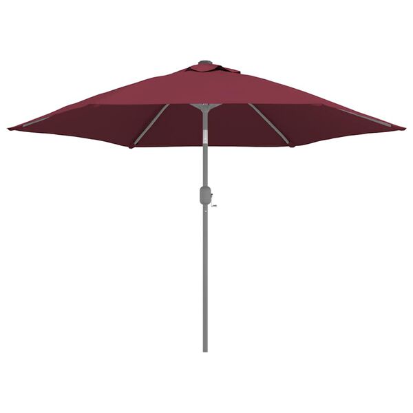 vidaXL Pânză de schimb umbrelă de soare de exterior roșu bordo 300 cm