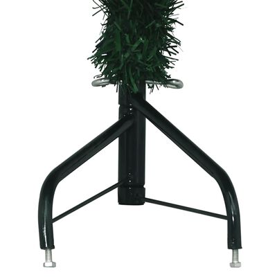 vidaXL Brad de Crăciun artificial de colț, verde, 210 cm, PVC