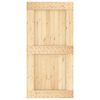 vidaXL Ușă NARVIK natural 100 x 210 cm Lemn de Pin Solid