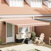 vidaXL Cortina Retractabilă Manual Multicolour 400 &times; 300 cm țesătură