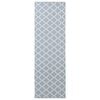 vidaXL Covor Runner ORIZ 1150 gsm Gri și alb