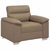 vidaXL Canapea Scaun Cappuccino 100x81x84 cm piele artificială