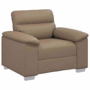 vidaXL Canapea Scaun Cappuccino 100x81x84 cm piele artificială