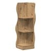 vidaXL Raft de colț Stejar Artizanal 34 x 33 x 102 cm Lemn prelucrat