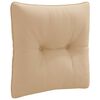 vidaXL Pernă de spate PUTTEN 100% Polyester Nisipiu 40 x 40 x 10 cm