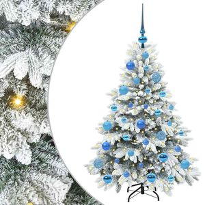 vidaXL Brad de Crăciun artificial cu 150 LED Alb 120 cm PE și PVC