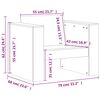 vidaXL Set mobilier relaxare grădină, 2 piese, alb, lemn masiv de pin