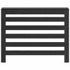 vidaXL Capac pentru radiator Stejar Negru 104 x 20 x 82 cm