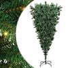 vidaXL Brad de Crăciun artificial pre-iluminat cu set de bile, cu răsturnare