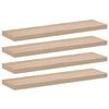 vidaXL Rafturi plutitoare, 4 buc., 90x23,5x4 cm, lemn prelucrat