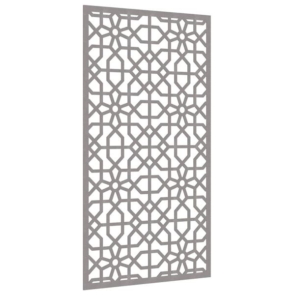 vidaXL Decor perete de grădină 105x55 cm design Maur oțel Corten