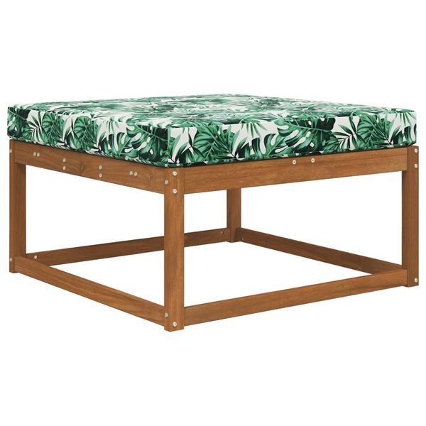 vidaXL Perna pentru canapea de exterior Model cu frunze 80 x 80 x 8 cm