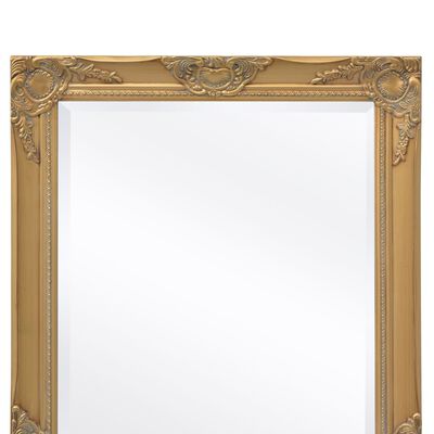 vidaXL Oglindă verticală în stil baroc, 120 x 60 cm, auriu