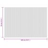 vidaXL Covor dreptunghiular, gri, 70x100 cm, bambus