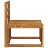 vidaXL Canapea Medie pentru Exterior Lemn Solid de Acacia natural