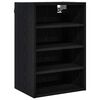 vidaXL Dulap suspendat Stejar negru 40 x 29,5 x 60 cm Lemn prelucrat