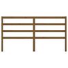 vidaXL Tăblie de pat, maro miere, 206x4x100 cm, lemn masiv de pin