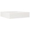 vidaXL Jardinieră de grădină, alb, 100x100x23 cm, lemn masiv de pin