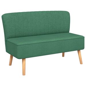 vidaXL Canapea din material textil, 117 x 55,5 x 77 cm, verde