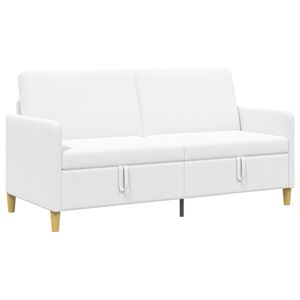 vidaXL Sofa cu Spațiu de Depozitare Alb 172 x 78 x 87 cm Poliester