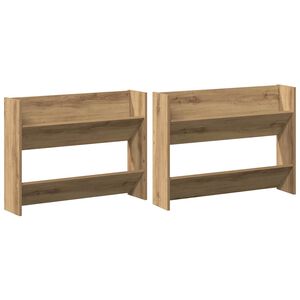 vidaXL Dulap pentru pantofi 2 buc. 81 x 18 x 60 cm Lemn prelucrat