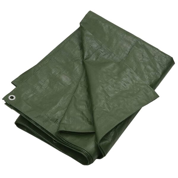 vidaXL Prelată 180 g/m&sup2;, verde, 3x5 m, HDPE